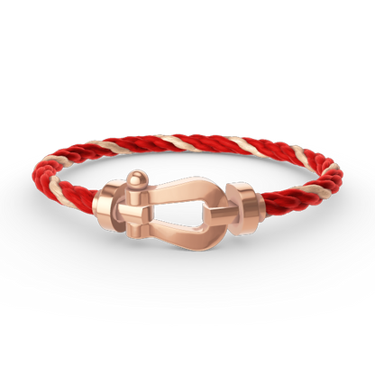 [⭐Glow]FORCE LARGE HORSESHOE NO DIAMOND BRACELET ROSE GOLD