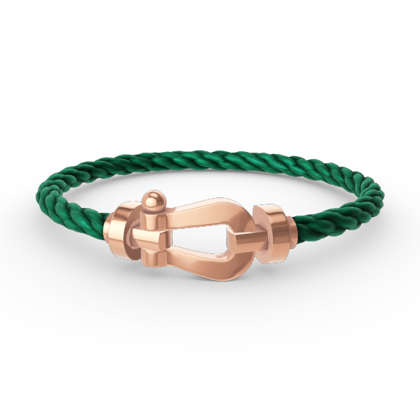 [⭐Glow]FORCE LARGE HORSESHOE NO DIAMOND BRACELET ROSE GOLD