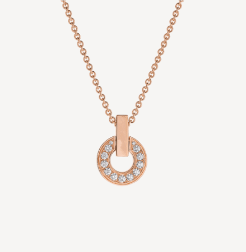 [⭐Glow]GARI NECKLACE PINK GOLD DIAMOND