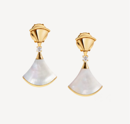 [⭐Glow]DREAM MOP 1 DIAMOND EARRINGS