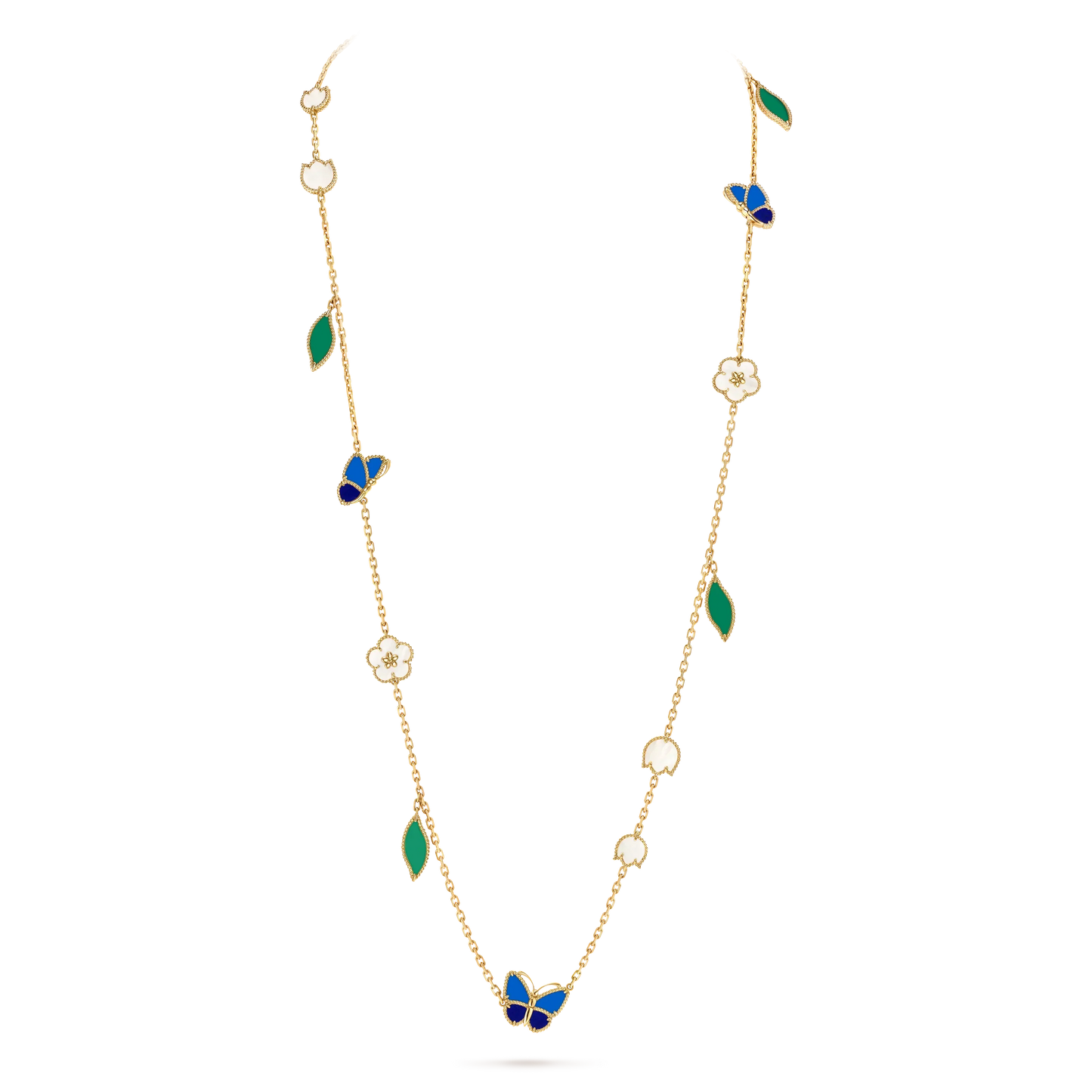 [⭐Glow] 26 NEW CLOVER 15 MOTIFS LUCKY NECKLACE