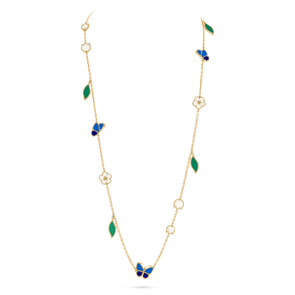 [⭐Glow] 26 NEW CLOVER 15 MOTIFS LUCKY NECKLACE