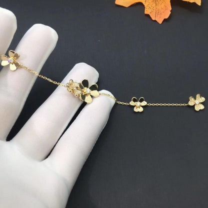 [⭐Glow]FRIVOLE GOLD 5 FLOWERS BRACELET