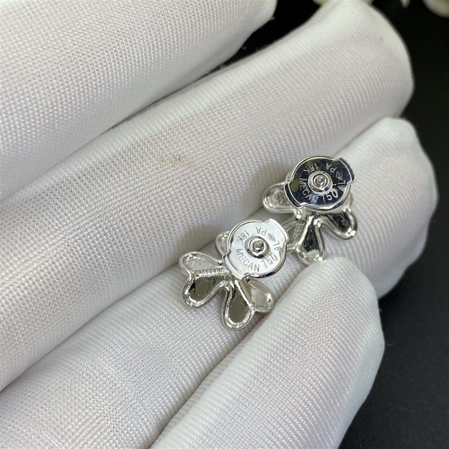 [⭐Glow]FRIVOLE MINI SILVER FLOWER EARRINGS
