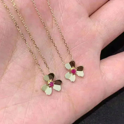 [⭐Glow]FRIVOLE GOLD FLOWER NECKLACE