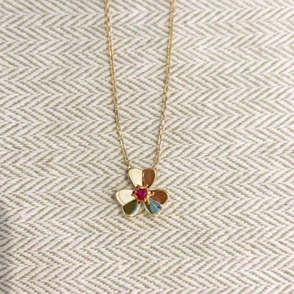 [⭐Glow]FRIVOLE GOLD FLOWER NECKLACE