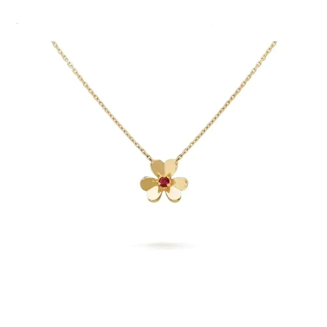 [⭐Glow]FRIVOLE GOLD FLOWER NECKLACE