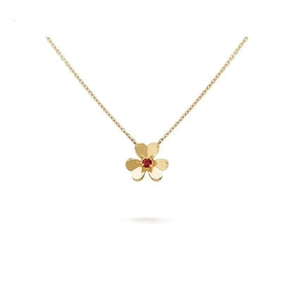 [⭐Glow]FRIVOLE GOLD FLOWER NECKLACE