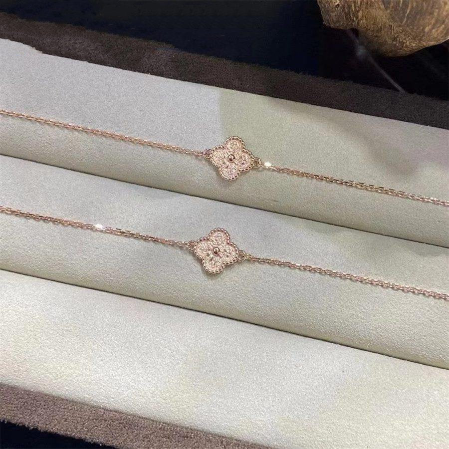 [⭐Glow]CLOVER SINGLE FLOWER BRACELET