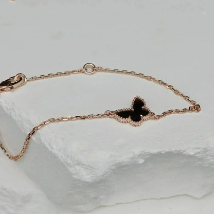 [⭐Glow]BUTTERFLY ONYX  BUTTERFLY BRACELET
