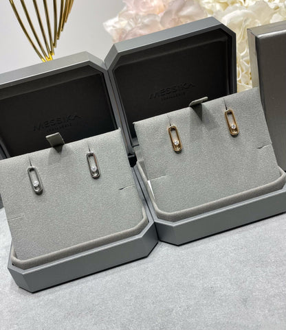 [⭐Glow]MOVE UNO SMALL 1 DIAMOND EARRINGS