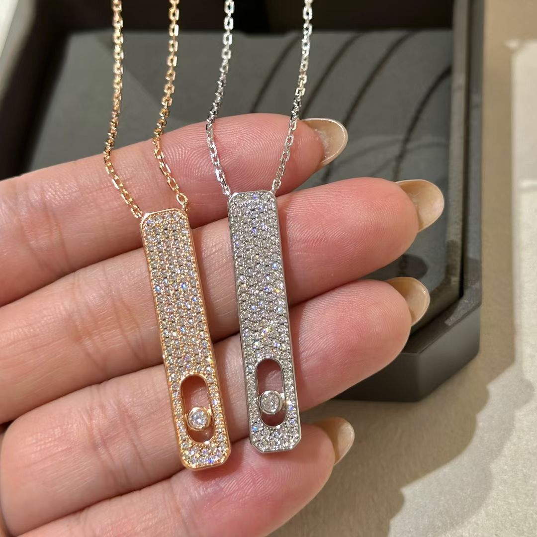 [⭐Glow]MY FIRST DIAMOND PAVED NECKLACE