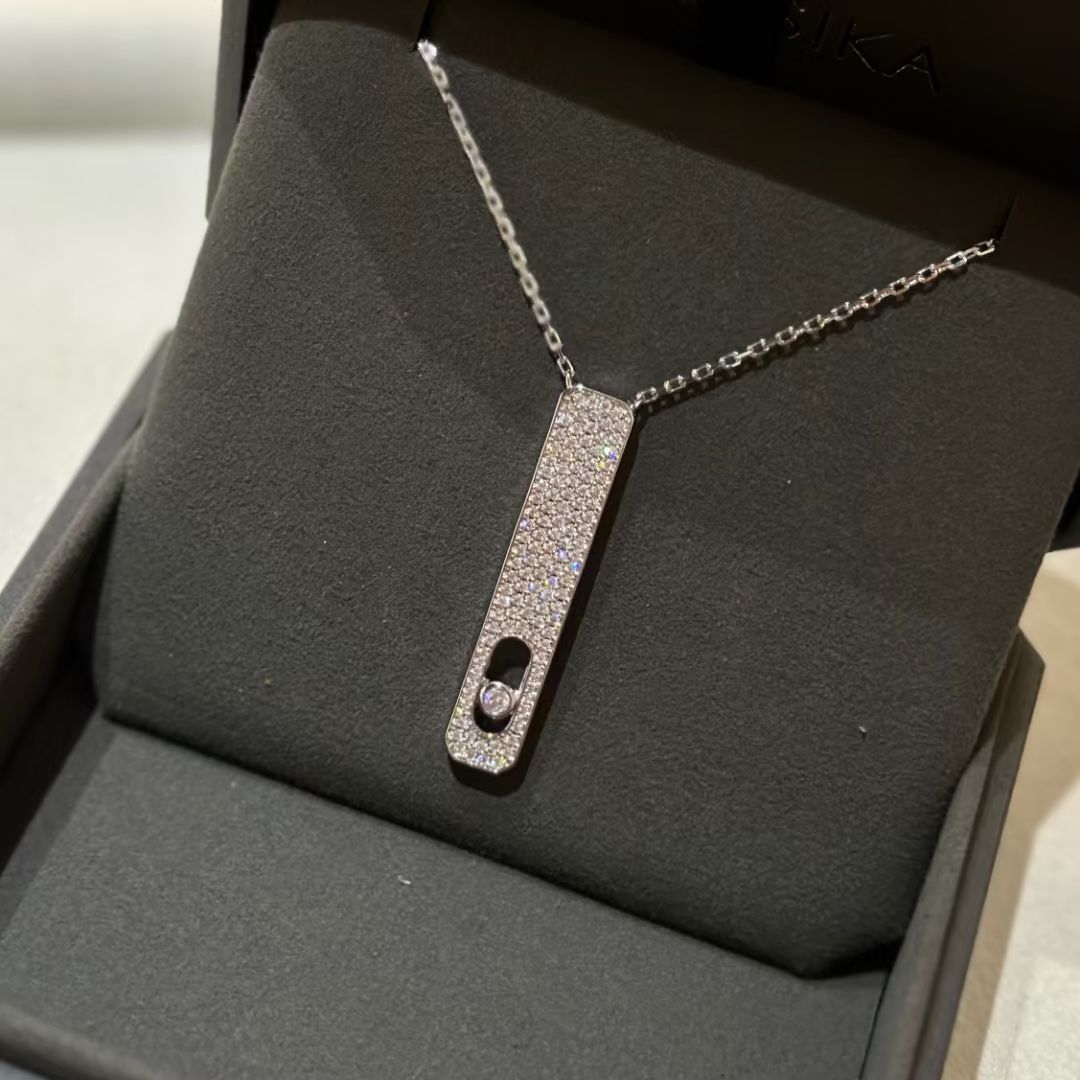 [⭐Glow]MY FIRST DIAMOND PAVED NECKLACE