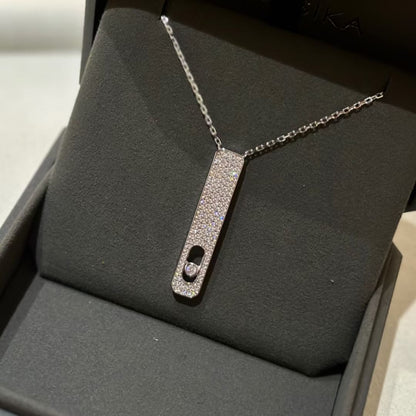 [⭐Glow]MY FIRST DIAMOND PAVED NECKLACE