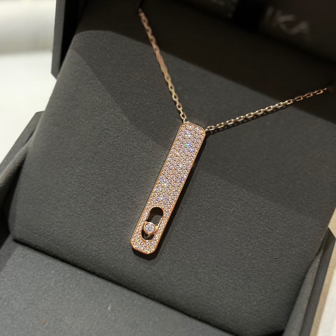 [⭐Glow]MY FIRST DIAMOND PAVED NECKLACE
