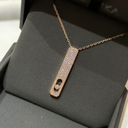 [⭐Glow]MY FIRST DIAMOND PAVED NECKLACE
