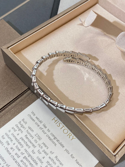 [⭐Glow]SERPENTI VIPER SILVER BRACELET