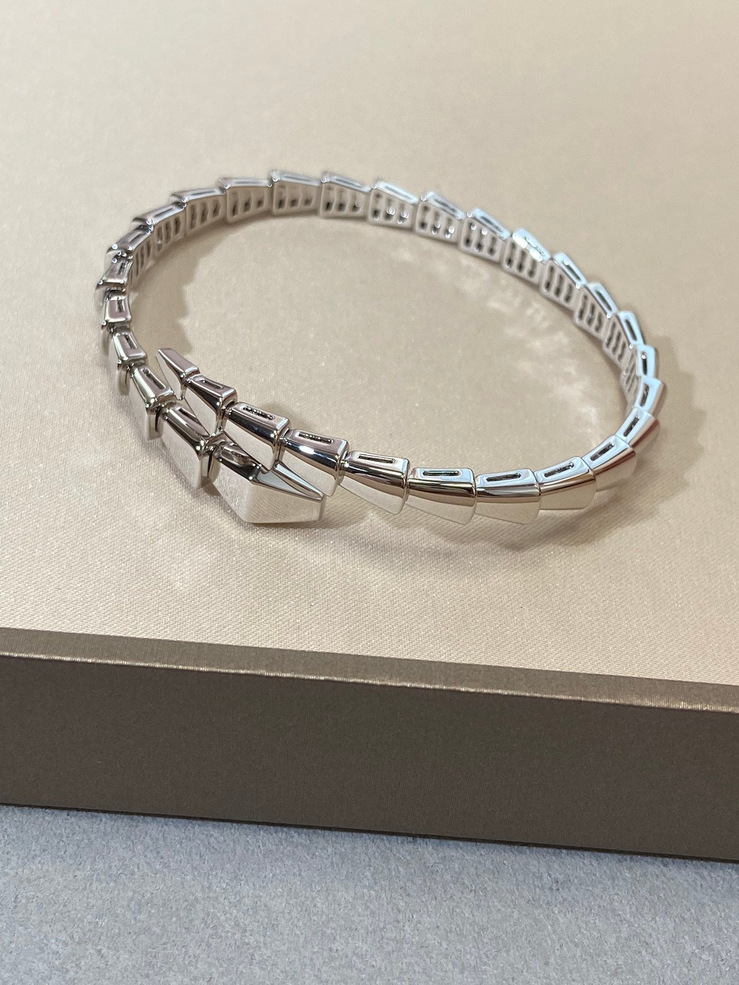 [⭐Glow]SERPENTI VIPER SILVER BRACELET