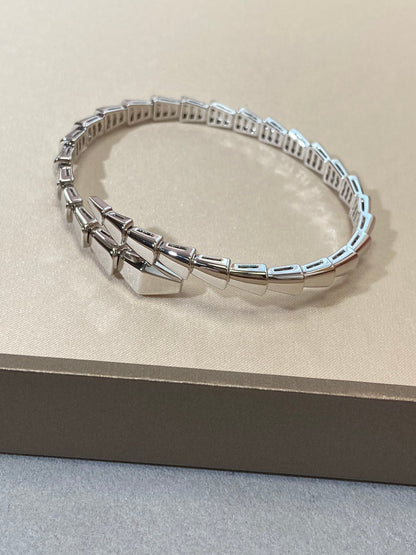 [⭐Glow]SERPENTI VIPER SILVER BRACELET