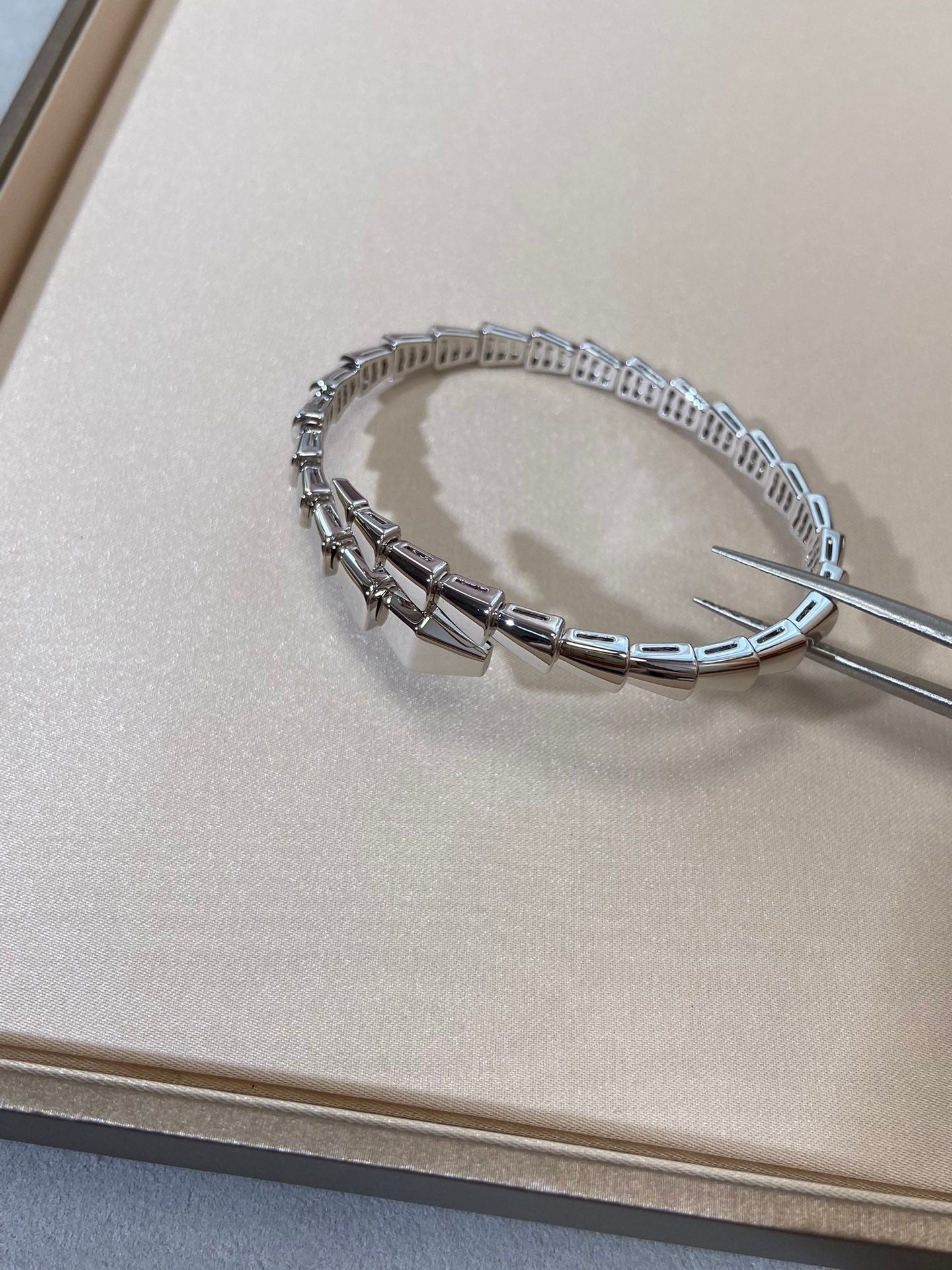[⭐Glow]SERPENTI VIPER SILVER BRACELET