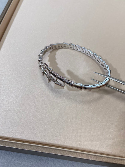 [⭐Glow]SERPENTI VIPER SILVER BRACELET