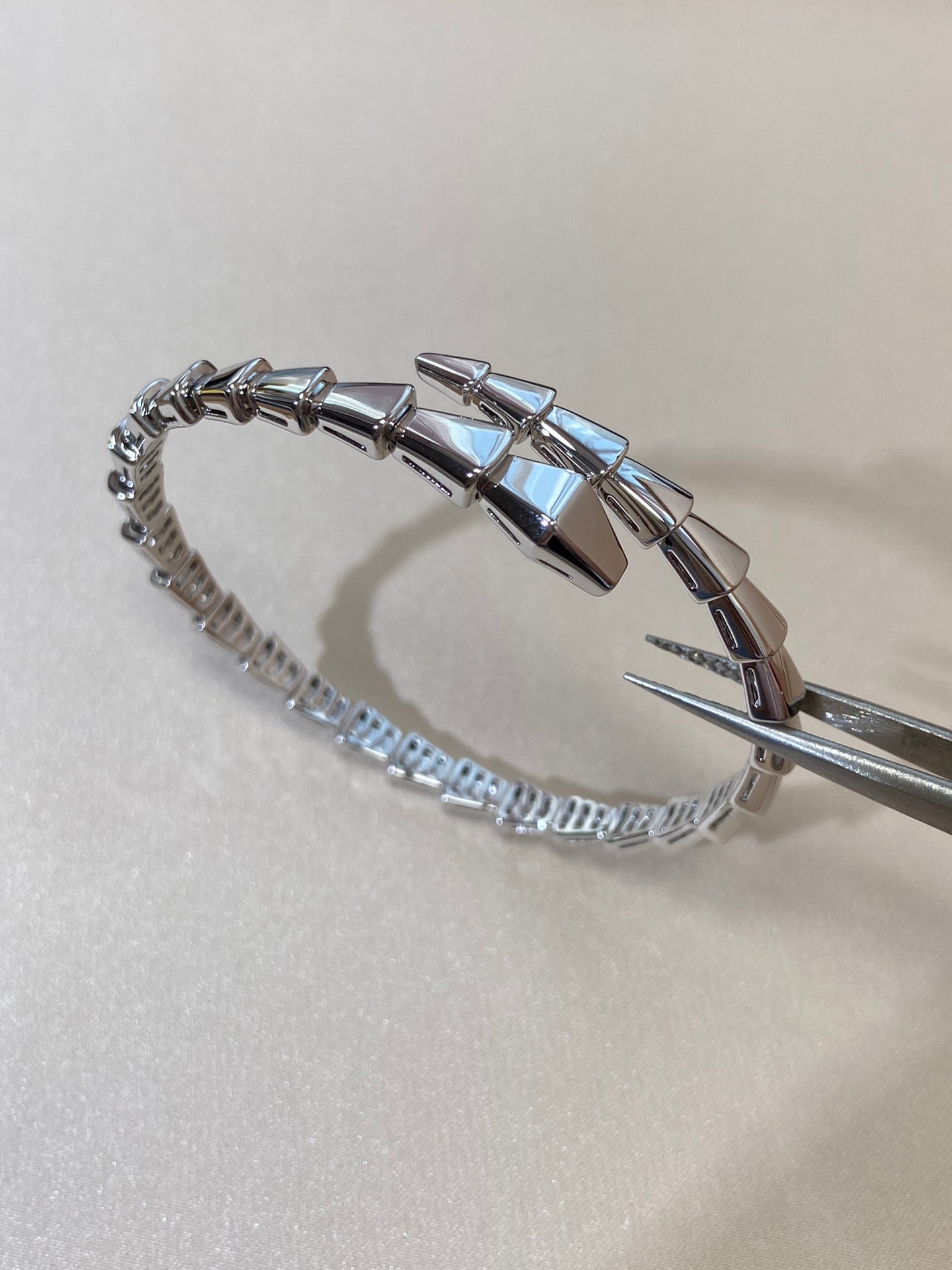 [⭐Glow]SERPENTI VIPER SILVER BRACELET