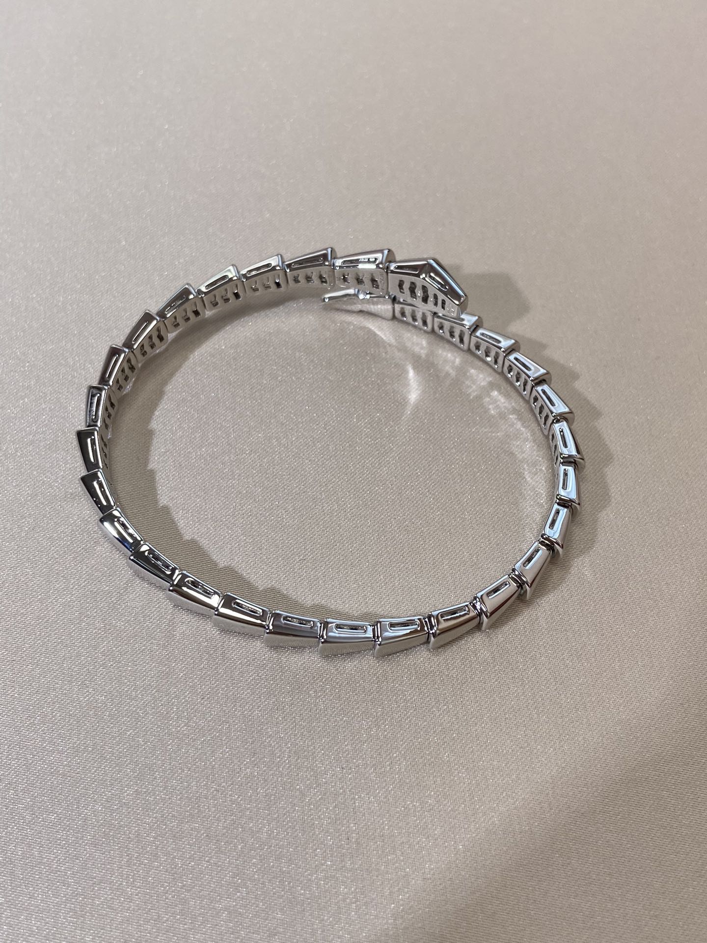 [⭐Glow]SERPENTI VIPER SILVER BRACELET