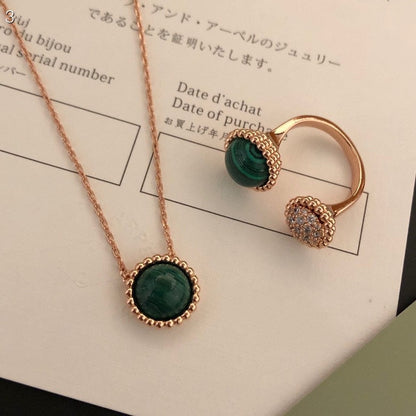 [⭐Glow]PERLEE COULEURS DIAMOND ROSE GOLD BETWEEN THE FINGER RING