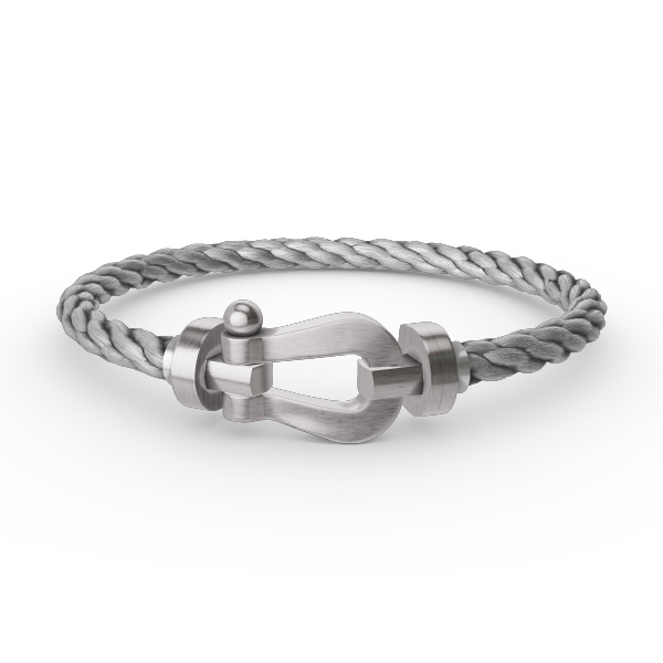 [⭐Glow]FORCE LARGE HORSESHOE NO DIAMOND BRACELET SILVER