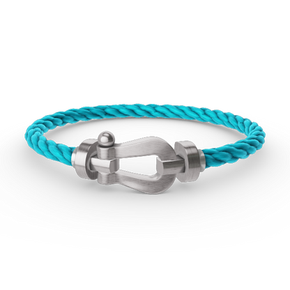 [⭐Glow]FORCE LARGE HORSESHOE NO DIAMOND BRACELET SILVER