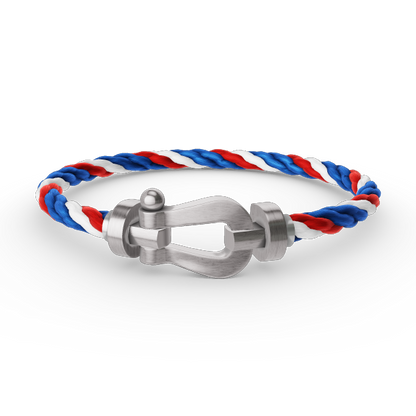 [⭐Glow]FORCE LARGE HORSESHOE NO DIAMOND BRACELET SILVER