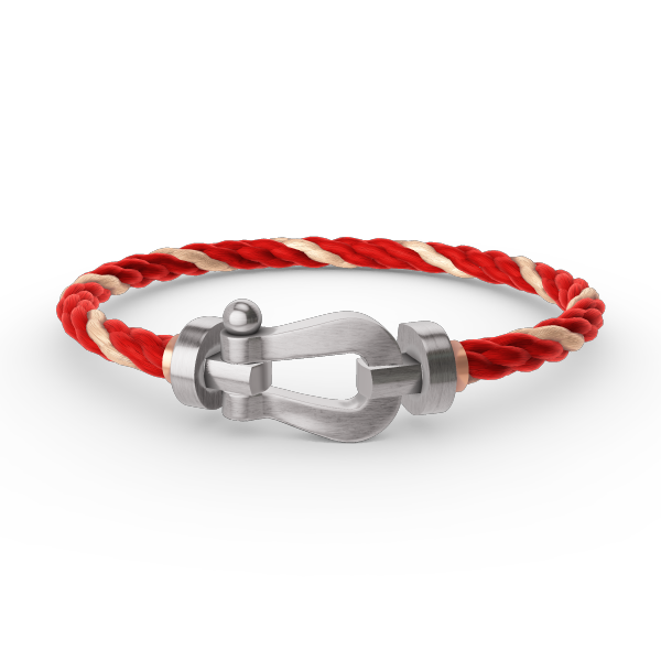 [⭐Glow]FORCE LARGE HORSESHOE NO DIAMOND BRACELET SILVER