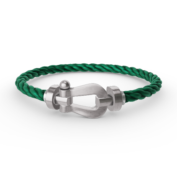 [⭐Glow]FORCE LARGE HORSESHOE NO DIAMOND BRACELET SILVER