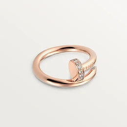 [⭐Glow]JUSTE RING 2.65MM PINK GOLD DIAMOND