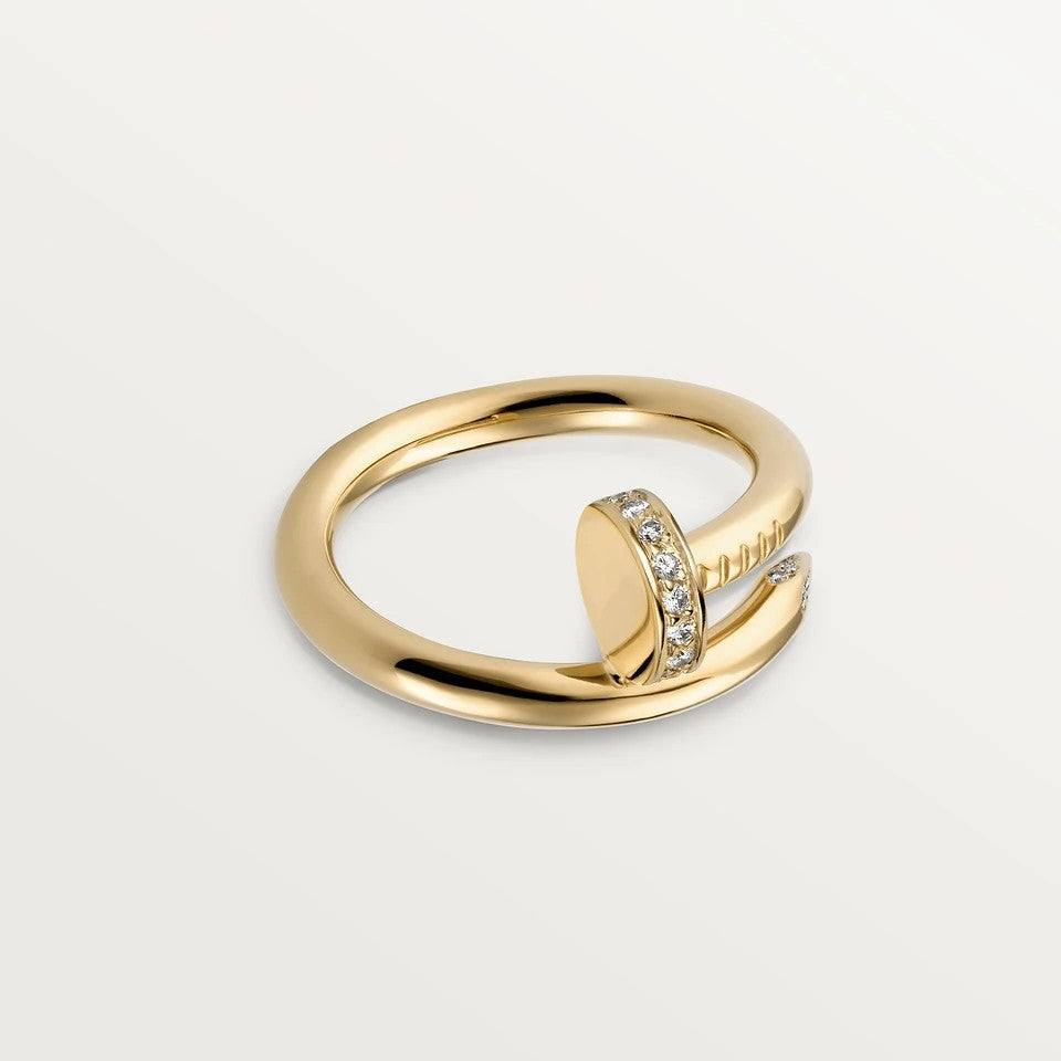 [⭐Glow]JUSTE RING 2.65MM GOLD DIAMOND